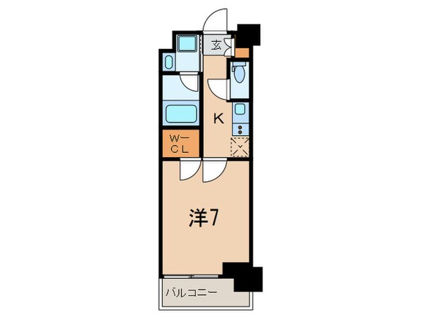 カナルフロント芝浦の物件間取画像